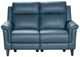 BarcaLounger® Kester Masen Bluegray Leather Power Reclining Loveseat-2