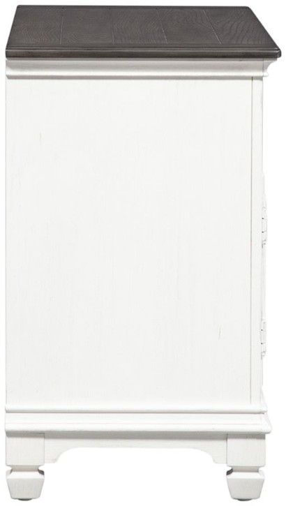 Liberty Furniture Allyson Park Charcoal/Wirebrushed White 46" TV Console-3