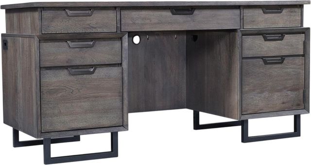 aspenhome® Harper Point Fossil 66" Credenza Desk-0