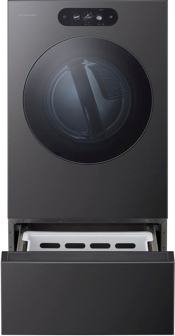 LG Signature 29" W x 14" H Brushed Black Steel Pedestal-5