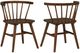 Coaster® Jeffries 2-Piece Walnut Dining Side Chair Set-0