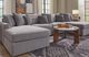 Signature Design by Ashley® Modmax 4-Piece Granite U-Shape Double Chaise Sectional-2