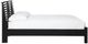 Signature Design by Ashley® Danziar Black Queen Slat Panel Bed-3