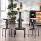 Furniture of America® Foskey 3-Piece Antique Black/Natural Tone Dining Set-0