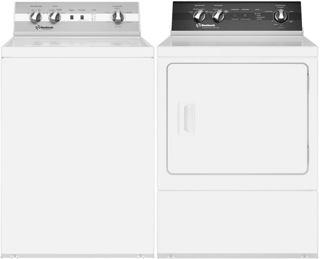 Huebsch® White Top Load Washer & Gas Dryer Laundry Pair-0
