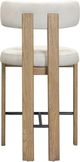 TOV Furniture Odessa Cream Leather Counter Stool-5