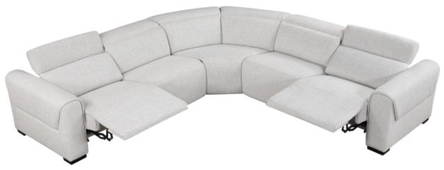 Homelegance® McPherson 5-Piece Cloud Modular Power Reclining Sectional with Power Headrests-2
