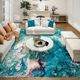 Dalyn™ Rug Company Kikiamo KK4 Lagoon 5'x8' Area Rug-3
