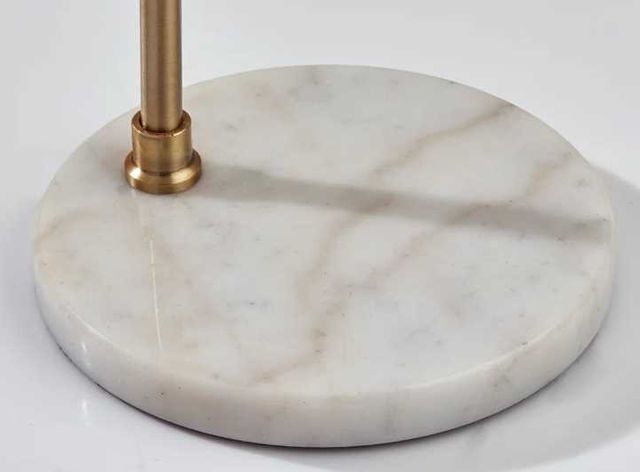 Adesso® Natasha White Floor Lamp-2
