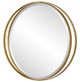 Uttermost® Rhodes Metallic Gold Round Mirror-0