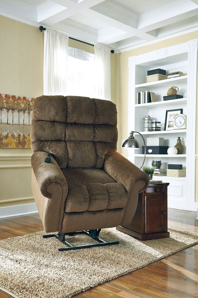 Signature Design by Ashley® Ernestine Truffle Power Lift Recliner-2