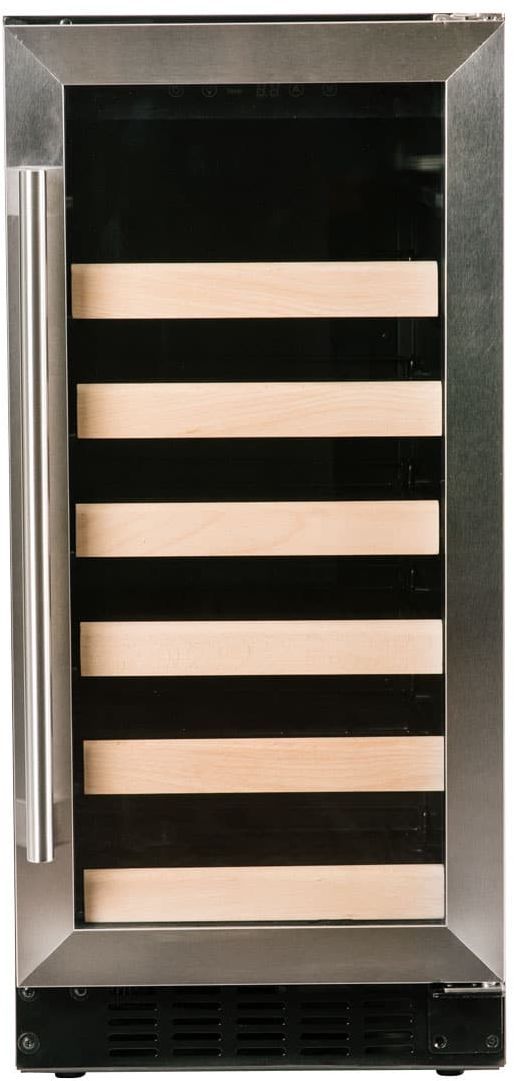 Azure 15" 3 Cu. Ft. Stainless Steel Wine Cooler-0