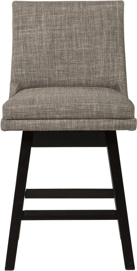 Signature Design by Ashley® Tallenger Beige 39" Upholstered Swivel Bar Stool -1