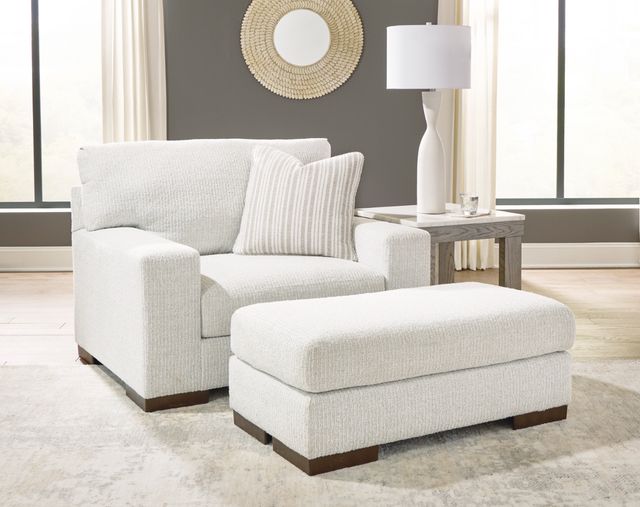 Benchcraft® Hartside Frosted Ottoman-4