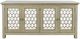 Jofran Inc. Isabella Champagne 69" Mirrored Accent Cabinet-3