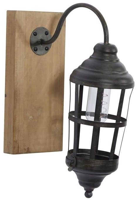 Deco Marche Black Metal Wall Sconce-1