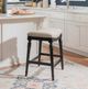 Powell® Lockhart Beige/Black Big and Tall Counter Stool-1