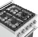 Unique® Appliances Classic Retro 24" White Slide-In Propane Gas Range-5