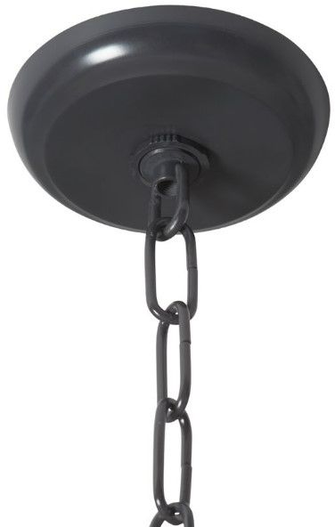 YHD Contessa Matte Black 7-Light Orb Chandelier-4