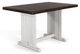 Sunny Designs™ Carriage House Brown/White Counter Height Dining Table-0