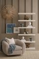 Universal Explore Home™ Oasis White Sandblasted Quartered Pine Shoreline Etagere-3