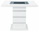 Global Furniture USA Monaco 5-Piece White Square Bar Set-2