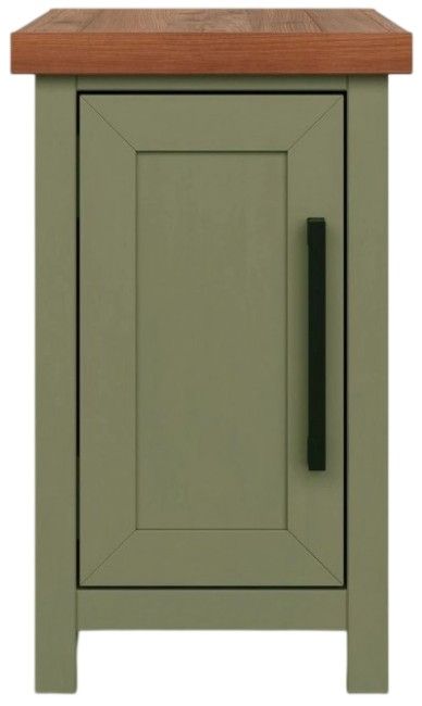 Legends Home Vineyard Fruitwood Chair Table with Sage Green Base-3