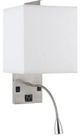 Cal® Lighting & Accessories Brushed Steel Wall Lamp-0