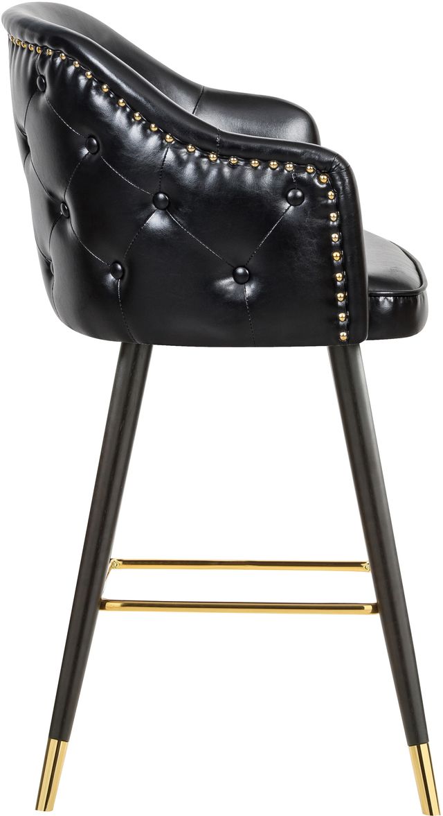 Meridian Furniture Barbosa Black Faux Leather Counter Stool-3