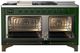 Ilve® Majestic III 60" Emerald Green Pro Style Dual Fuel Natural Gas Range with Solid Door and Burnished Trim-1
