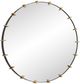 Uttermost® Pali Black Round Mirror-0