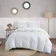 Olliix by Madison Park 3 Piece Dark Blue Full/Queen Mavis Cotton Printed Reversible Duvet Cover Set-5