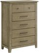 Coaster® Hazlewood 66" 5-Piece Vineyard Oak Queen Panel Bedroom Set-2