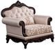 Furniture of America® Veracruz Dark Cherry/Light Brown Chair-0