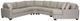 Dynasty Furniture Beige Sectional-0