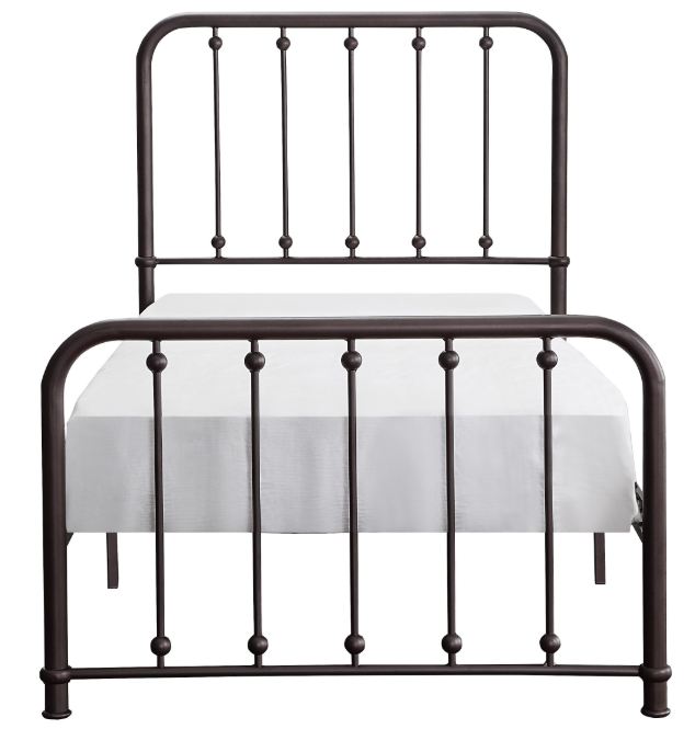 Homelegance® Larkspur Dark Bronze Twin Platform Bed-2