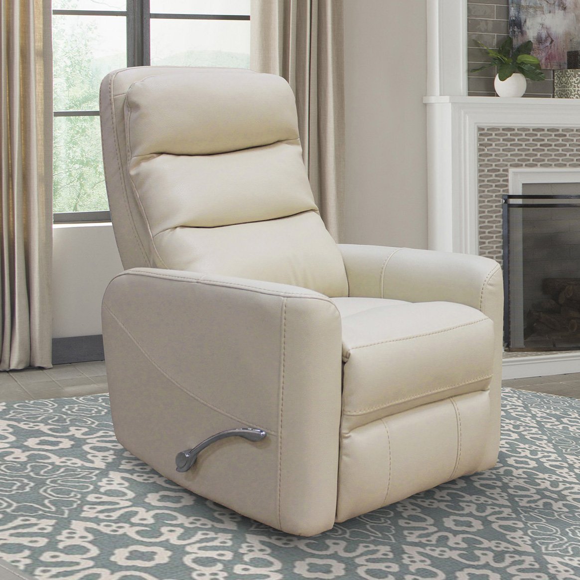 Parker House Hercules Oyster Manual Swivel Glider Recliner Great Rooms Furniture and Mattresses
