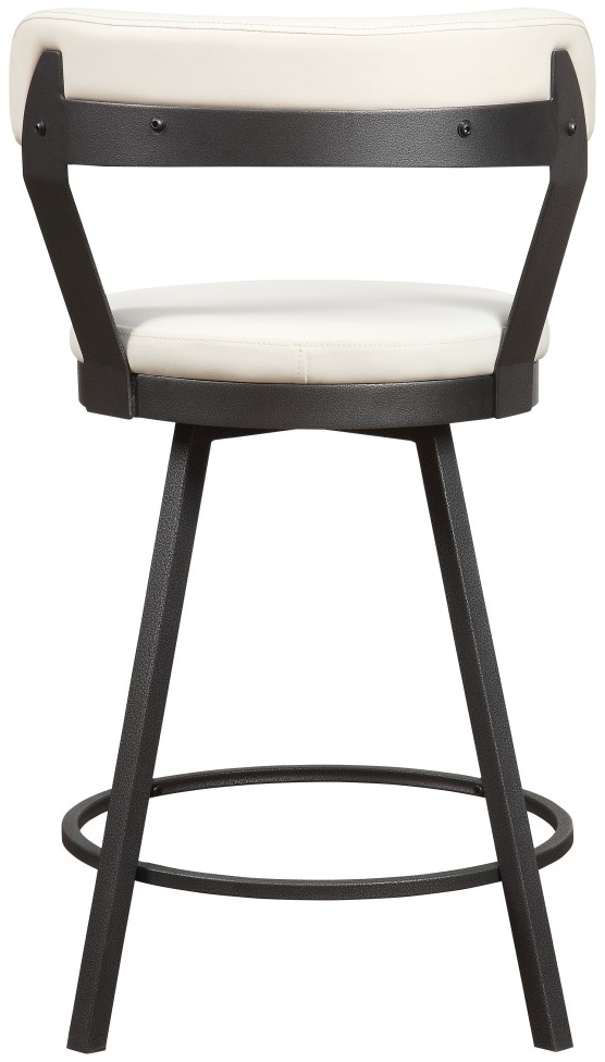 Homelegance® Appert White Swivel Counter Height Chair-3