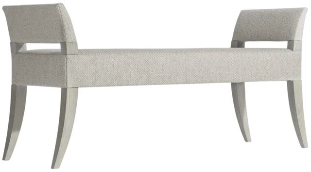 Bernhardt Cornelia Gray/Nebbia Upholstered Bench-0