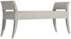 Bernhardt Cornelia Gray/Nebbia Upholstered Bench-0