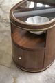 Hooker® Furniture Melange Contours Dark Walnut Side Table-4