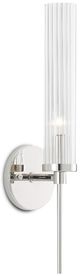 Currey & Company Bagno Bellings Polished Nickel Wall Sconce-0