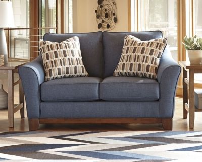 Signature Design by Ashley® Keelia Blue/Brown/Gray 5' x 7' Medium Area Rug-3