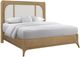 Bernards Tapestry Honeycomb Reversible King Panel Bed-3