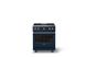 Viking® 5 Series 30" Slate Blue Pro Style Gas (NG) Range with Polished Chrome Trim-3