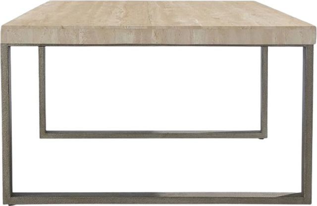 Modus Furniture Ariela Natural Coffee Table with Bronze Base-3