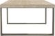 Modus Furniture Ariela Natural Coffee Table with Bronze Base-3