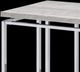 ACME Furniture Chafik Natural Oak Sofa Table with Chrome Base-2