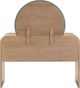 TOV Furniture Moonrise Natural Vanity Desk with Mirror-5