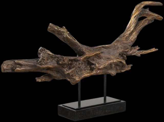 Uttermost® Gilded Branch Dark Brown/Matte Black Sculpture-0